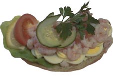 A virtual shrimp sandwich